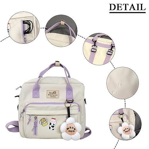 Cute Messenger Bag Y2K Kawaii Crossbody Bag Japanese Backpack Aesthetic Ita Bags with Kawaii Accessories4
