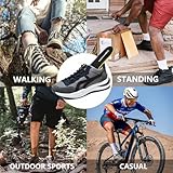 7STROBBS Memory Foam Insoles for Double Sided, 7MM Thick Inner Soles for Men Women, Comfort Cushion Shoe Inserts for Trainer, Work Boots, Walking Shoes Black UK 8 - Image 6