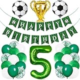 🏆 Uso: ideal para fiestas temáticas de fútbol, fiestas de cumpleaños infantiles, personas jóvenes u otros eventos de festival, que ofrecen varios accesorios para fiestas de cumpleaños. Estos vibrantes artículos de decoración de fútbol ofrecen a tus hijos una fiesta de cumpleaños única y dejan recuerdos inolvidables