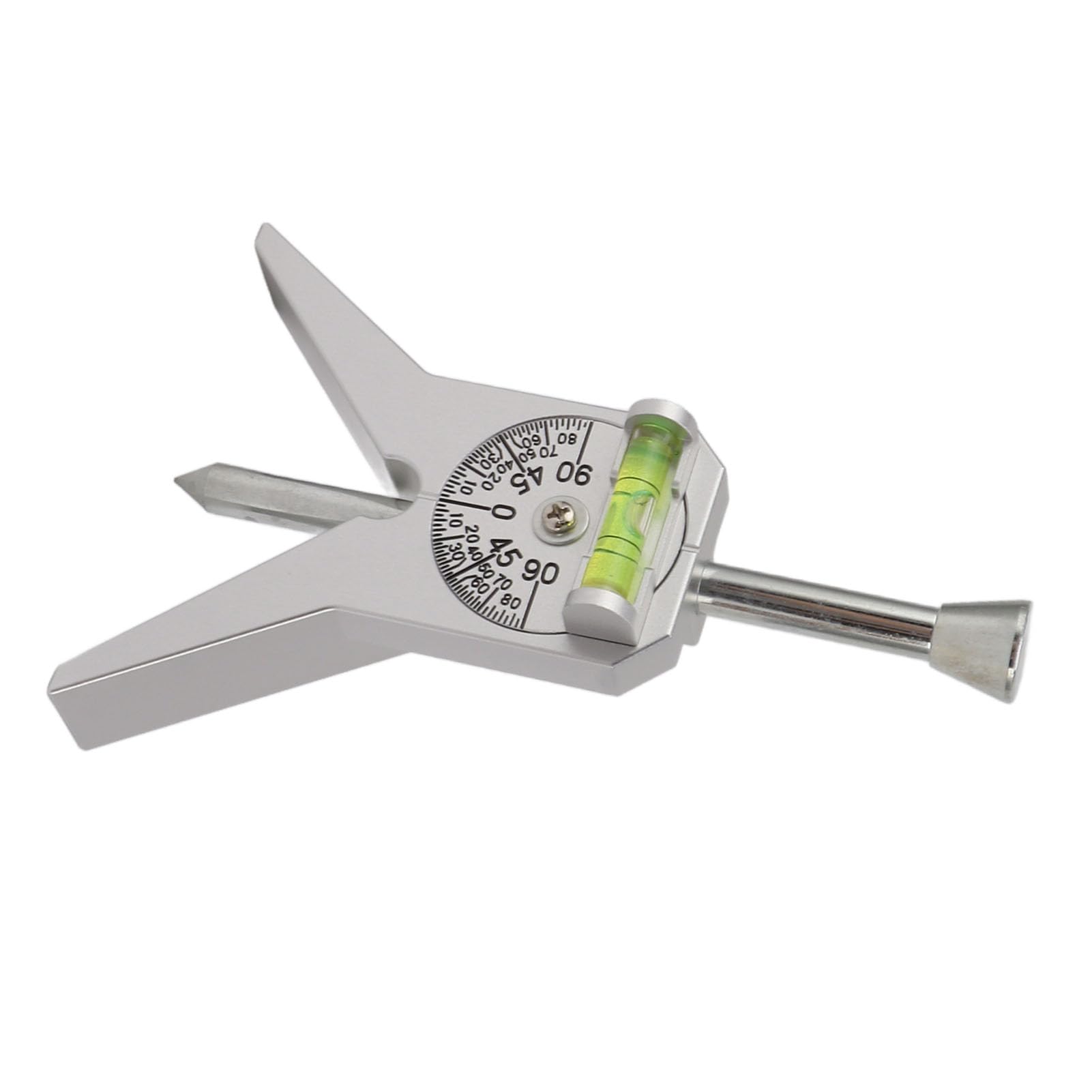 Outil de Centrage de Marqueur de Tuyau de Sécurité en Aluminium, Outil de Tête de Centrage de Marqueur de Tuyau Curv O Mark avec Tête de Centrage pour Marquer et Mesurer