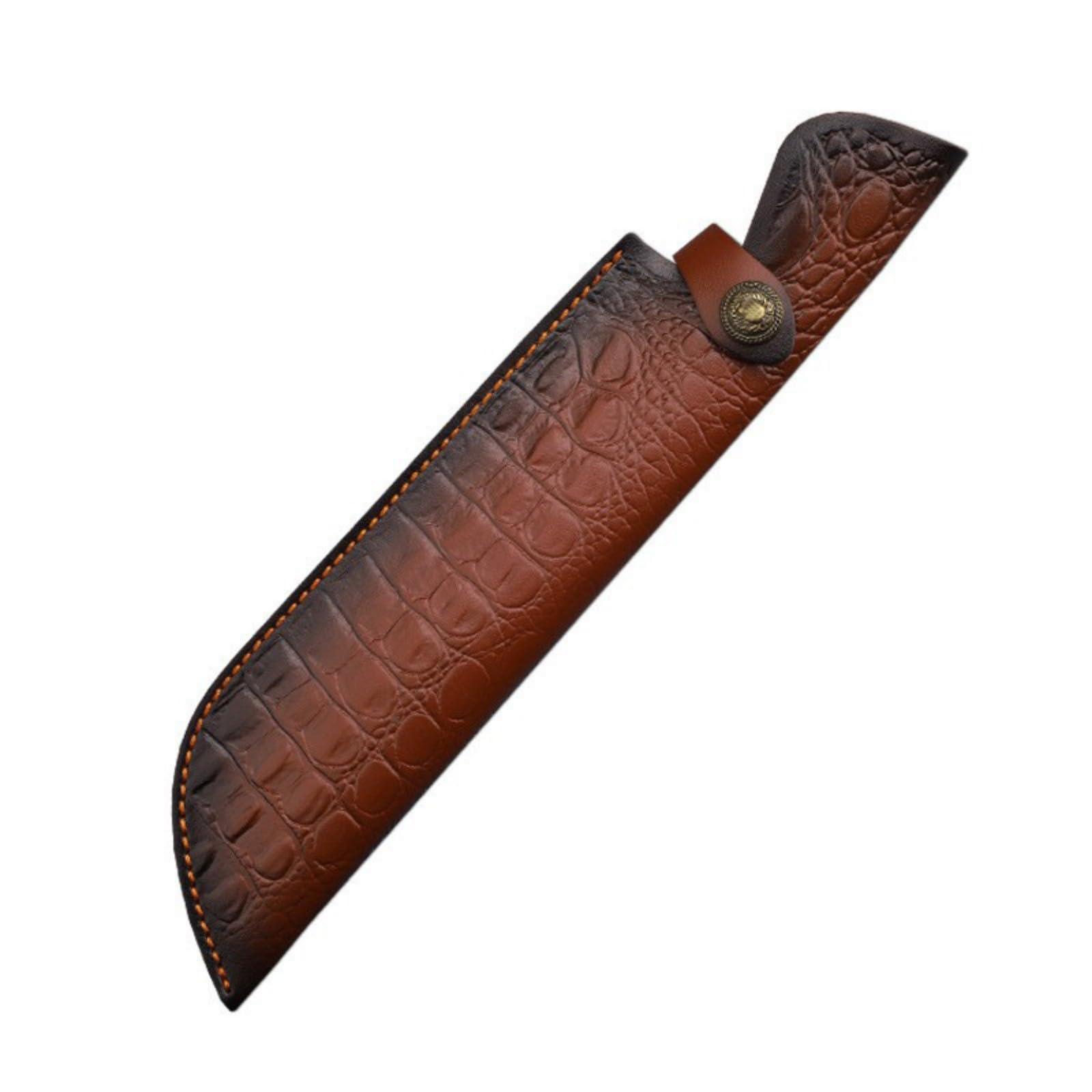 Sheath Crafted from Premium Bovine Hide for Secure Storage and Access Belt Cutter Shipper