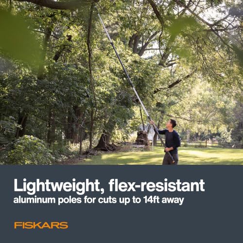 Fiskars 3-14 Ft XtendControl Extendable Pole Saw & Tree Pruner Modular Set - image 5
