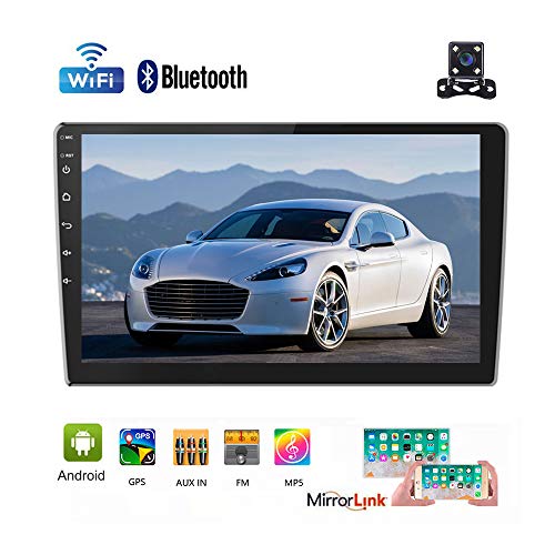 Double Din Android Car Radio GPS Navigation Stereo with 9'' HD 1080P Touch