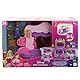 Mattel Disney Prinzessin Verwandlungs-Spielset Kutsche zu Schloss mit kleiner Puppe Aurora, 3 Ebenen, 6 Spielbereichen, 4 Figuren, Möbeln & Zubehör HWX17