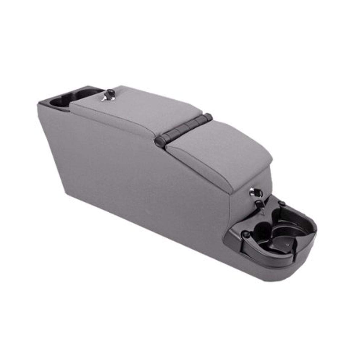 Photo 1 of **DAMAGE**Rugged Ridge | Center Console, Ultimate II, Locking, Gray | 13103.09 | Fits 1976-1986 Jeep CJ; 1987-1995 Jeep Wrangler YJ Grey