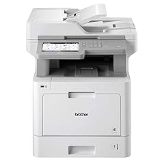 Brother Color MFC-L9570CDW All-in-One Wireless Business Laser Printer, White - Print Copy Scan Fax - 7" Touchscreen, 33 ppm, 600 x 2400 dpi, Auto Duplex Printing, 80-Sheet ADF, NFC+, USB, Ethernet