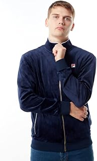 Fila Mens Gold Velour Tracksuit Jacket