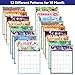 Wall Calendar 2025-2026, 18 Month Calendar from July 2025 to December 2026 Large Desk Calendar with Twin-Wire Binding for Home Office Planning Personal Organisers（14.5