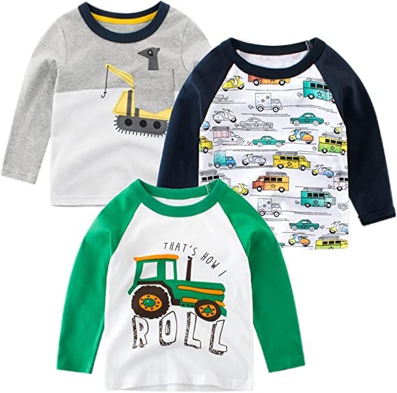 Chemises dinosaure enfant 100% coton de qualité supérieure