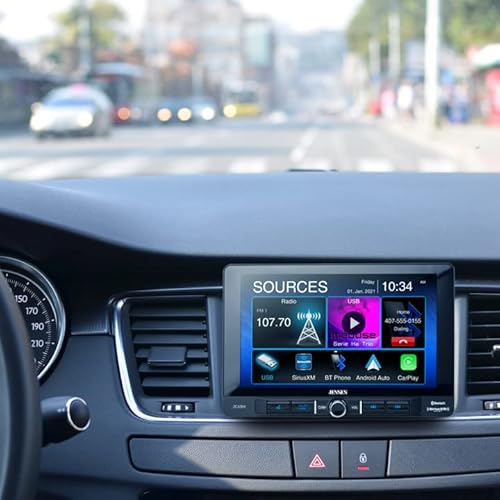 Jensen J1Ca9W 9-Inch Single Din Car Stereo & Jensen Bucam100J Backup Camera #TOP6