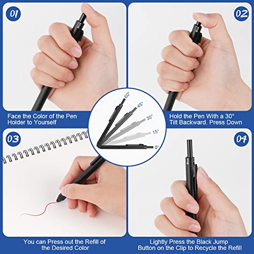 AUAUY 4 in 1 Multicolor Pen,Gravity Sensor Multifunction Pen - Image 4