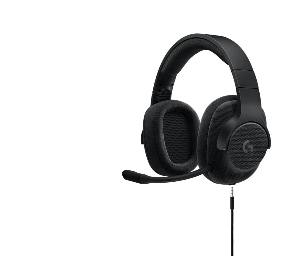 Logitech G433 Cuffie Gaming Cablate, Audio Surround 7.1, Cuffie DTS: X, Driver Audio ‎PRO-G da 40 mm, Leggere, Jack Audio USB 3.5 mm, PC/Mac/Nintendo Switch/PS4/Xbox ‎One, Nero