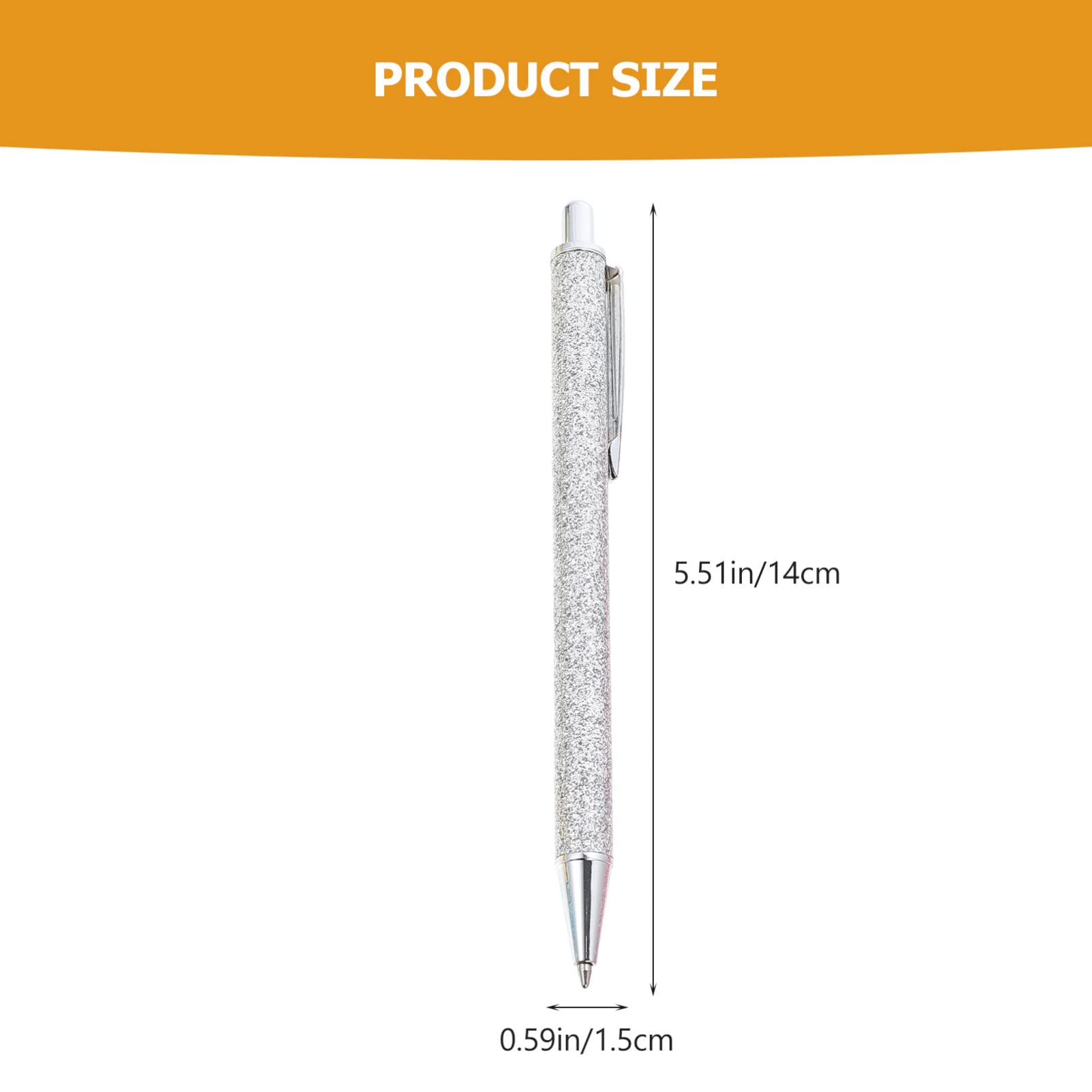ABOOFAN 12pièces Stylo Publicitaire Métallique à Bouton-poussoir De Stylos Rétractables Multi-usages Fourniture De Bureau Et Pour Étudiants Et Professionnels