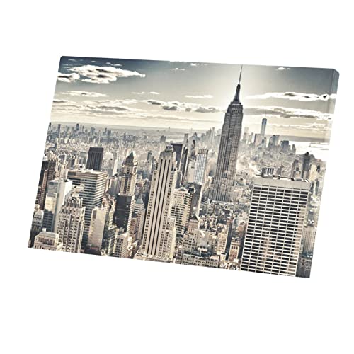 Tableau New York Manhattan Empire State Building décoration murale ville