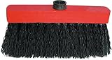Balai cantonnier piassava - Longueur 25 cm - Non emmanché synthétique - 3 rangs - Noir