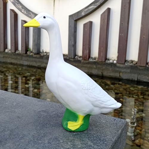 Figura de ganso de 7 pulgadas para decoración