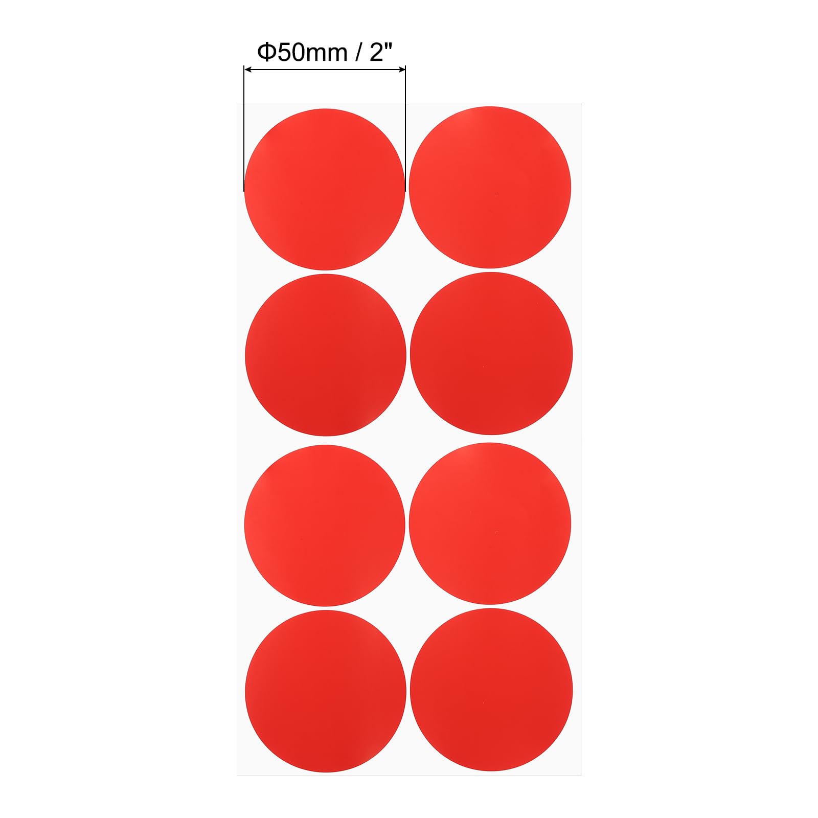 PATIKIL Round Colored Stickers 2" - Image 2