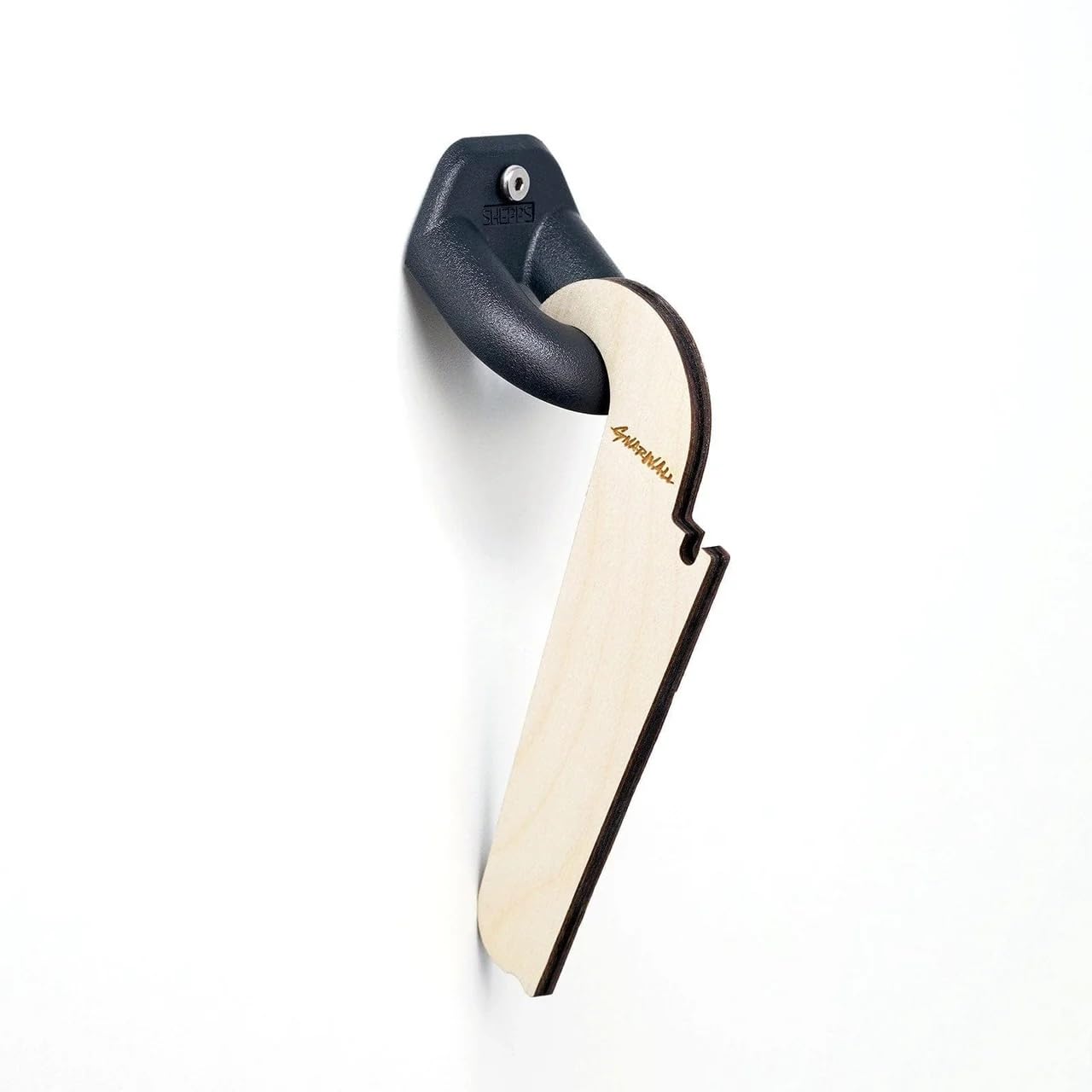 Shepps GNARWALL - Verdecktes Surfbrett-Halterungssystem für Shortboard, Longboards und Wellenreiter mit FCS/Future/US-Box Plug (Charcoal, Future)