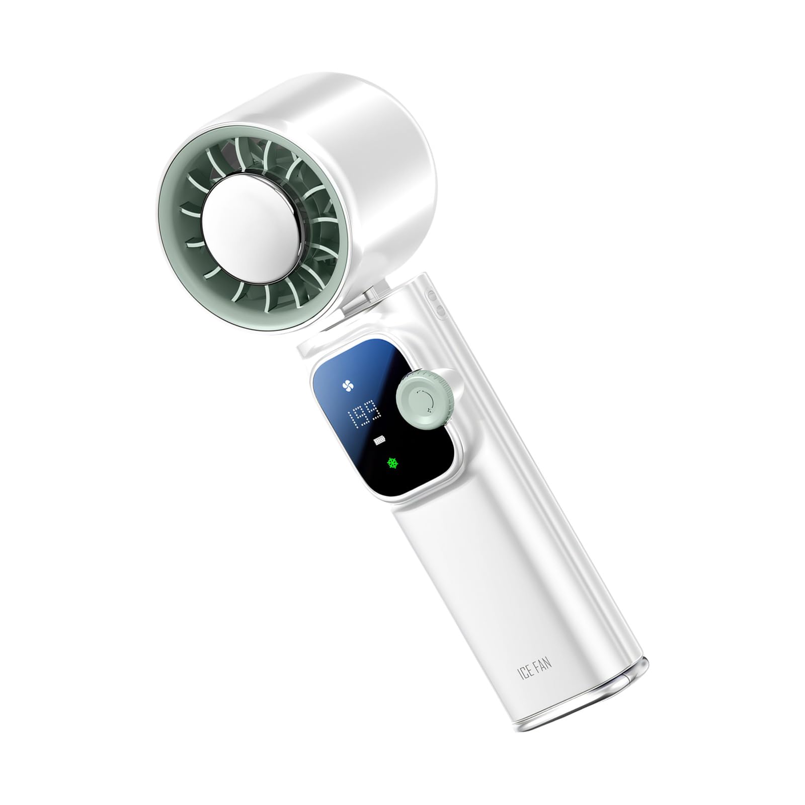 TAZIZI Multi Purpose Rechargeable Handheld Fan with 199 Customizable Speeds and Effective Advanced Cooling Solution Multi Speed Handheld Fan