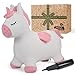 Tacobear Unicornio Saltador Hinchable Caballo Saltarin Juguete Animal Saltador Caballo con Bomba Juego Interior e Exterior Caballo de Salto Regalo para Niños Niñas 2 3 4 5 6 7 Años