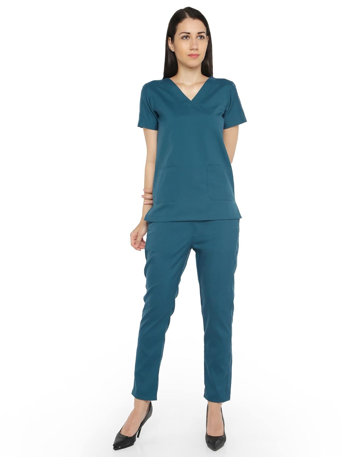 Associated uniform female scrub suits - ideal for doctors, dentists and health professionals. Classic (XS, Forest Green) Associated uniform female scrub suits - ideal for doctors, dentists and health professionals. Classic (XS, Forest Green)