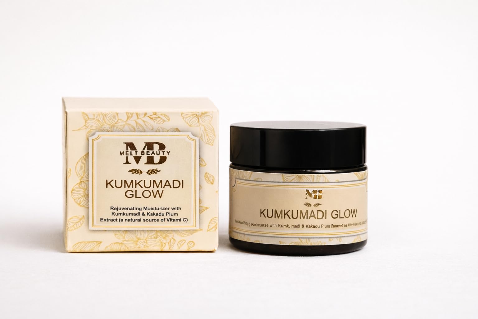 Kumkumadi Glow Face Moisturizer 50 g | With Kumkumadi Oil & Kakadu Plum | Vitamin C Rich | For Dry, Dull & Normal Skin | Lightweight Daily Moisturizer for All Seasons