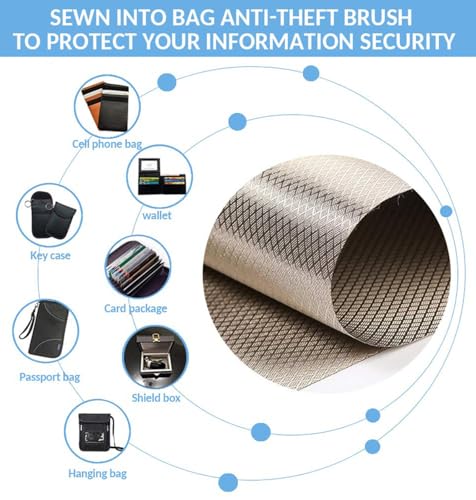 Tissu blindage RF PrumProtection blocage signal cellulaire - 5