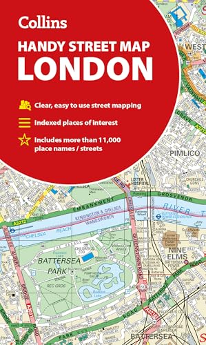 Collins London Handy Street Map: Discover new places in London