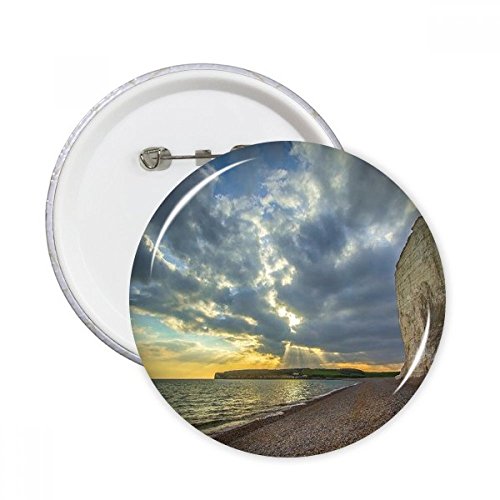 Badge ocean ciel nuage deco pour personnaliser un sac a dos d'explorateur nature