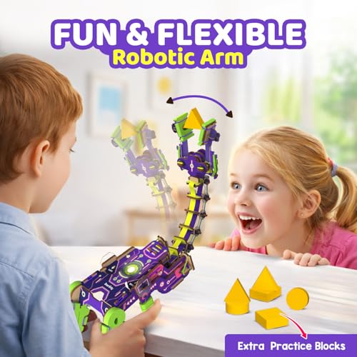 Image of Smartivity Robotic Arm for Kids 8-14 Years | Handheld Grabber with Flexible Neck | Birthday Gift for Boys & Girls I Educational Science Toy for Creative Play for 8,9,10,11,12,13,14 Years