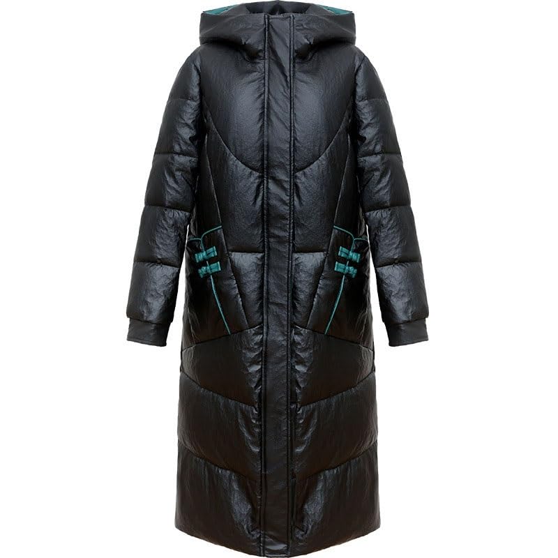 Veste d'hiver en duvet de coton mi-longue pour le quotidien urbain