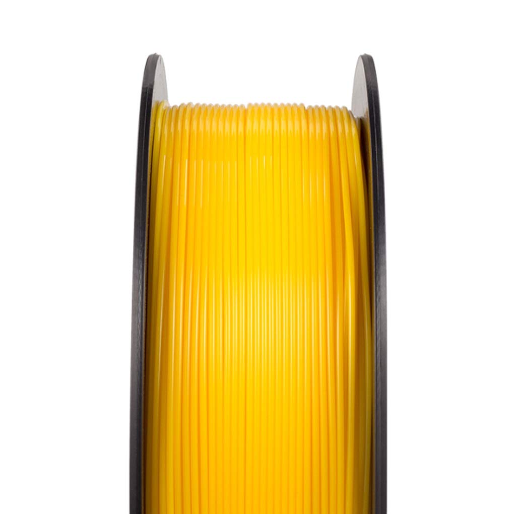 Ulepszony filament do drukowania 3D, żółty 1 kg, filament 1,75 mm, odpowiedni do drukarek 3D i długopisów do drukowania, bez pęcherzyków powietrza / bez wtyczek