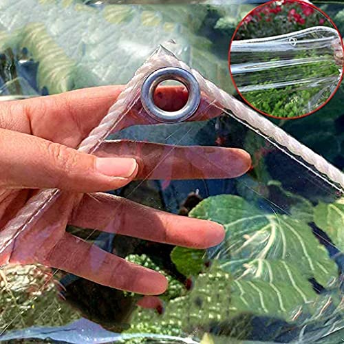 Lona impermeable para exterior transparente que protege terrazas de la lluvia 3