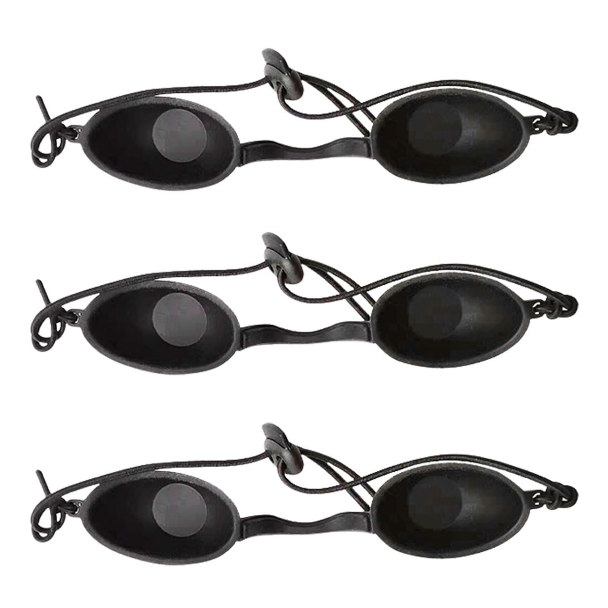 LEEQ 3 pcs Solarium Gafas Protectoras - Gafas de Protección, Protección UV para Solárium, Gafas de Bronceado UV, para Tratamiento Cosmético con Láser, Depilación IPL, Protección UV