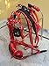 SHOWMEN CRAFT Nylon Driving Harness for Single Horse in Red/Black with Diamante Browband Bridle in 4 Size (Pony)