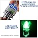 AGOOL Fishing Light Underwater, 2pcs Deep Drop Lights LED Green Underwater Fishing Lamp with Stainless Steel Long Line Clip Fish Attracting Lamp Super Bright 2,100 ft