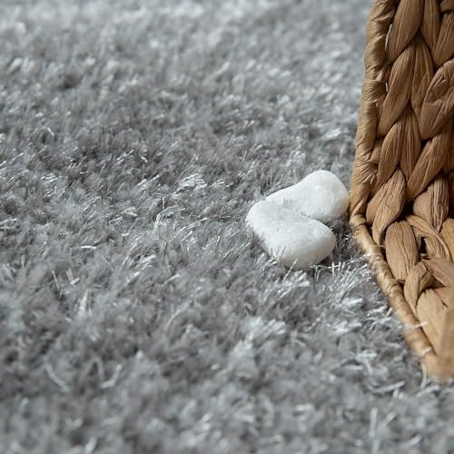 Image of Carpet for Living Room 6x8 feet, Bedroom and Hall Handmade Microfiber Cozy Soft and Fluffy Shaggy Area Rug with 2 inch Thick Anti Skid Carpet Rug5