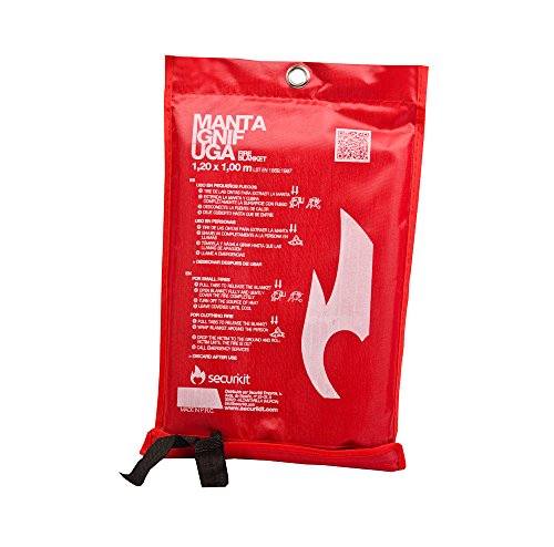 ¡REBAJAS! Regala SEGURIDAD a los que más quieres. Manta ignífuga 1,20x1,00m. Tamaño...