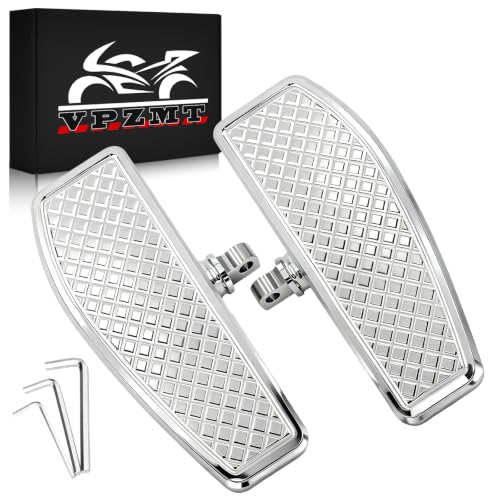 Chrome Rear Passenger Foot Pegs Floorboards Floor Boards for Harley Touring