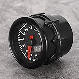 KIMISS 2 Zoll 52 Mm Auto-Voltmeter mit 7-Farben-LED-Anzeige – Digitale Spannungsanzeige für 12-V-Fahrzeuge – Einfache Installation, Modifiziertes Autozubehör