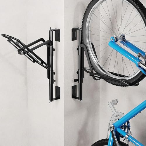 Gancho de pared para bicicletas ajustable para interior y garaje 3