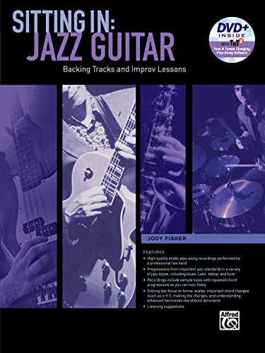 Sitting in : Jazz Guitar +DVD-Rom Backing Tracks and Improv Lessons - Guitare --- Alfred Publishing