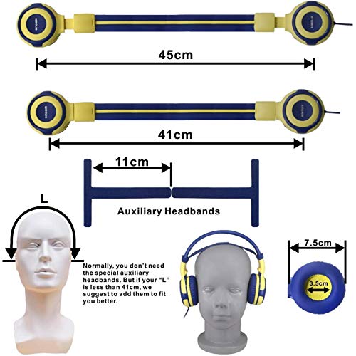 SIMOLIO Casque Enfant, Casques Audio pour Adolescents, Casques Filaires avec Volume Limiter, Pliables et Réglables pour… - Les Beatles, Paul McCartney, John Lennon, RIngo Starr, George Harrison SIMOLIO Casque Enfant, Casques Audio pour Adolescents, Casques Filaires avec Volume Limiter, Pliables et Réglables pour… – Image 8