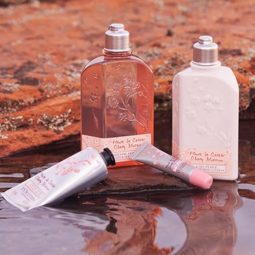 L'OCCITANE Cherry Blossom Bath & Shower Gel 250ml, Delicate, Floral & Fresh Scent, Luxury Body Cleanser for All Skin Types - Image 3