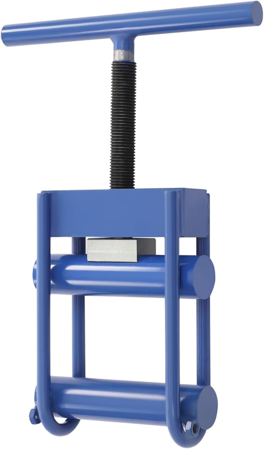 DN63 Manual Pipe Squeeze-Off Clamp, 0-63mm Water Pipe Shut Off Tool For PE, PVC, PPR, PP Pipes Maintenance, Emergency Plumbing Repair Blue