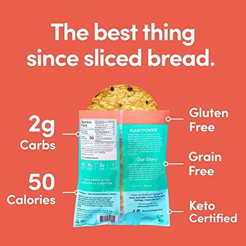 Outer Aisle Gourmet Cauliflower Sandwich Thins | Keto, Gluten Free, Low Carb & Paleo | Jalapeno 2-Packs - Thumbnail 2