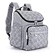 Diaper Bag Backpack With Baby Stroller Straps By HYBLOM, Stylish Travel Designer And Organizer For Women & Men, 12 Pockets, Grey