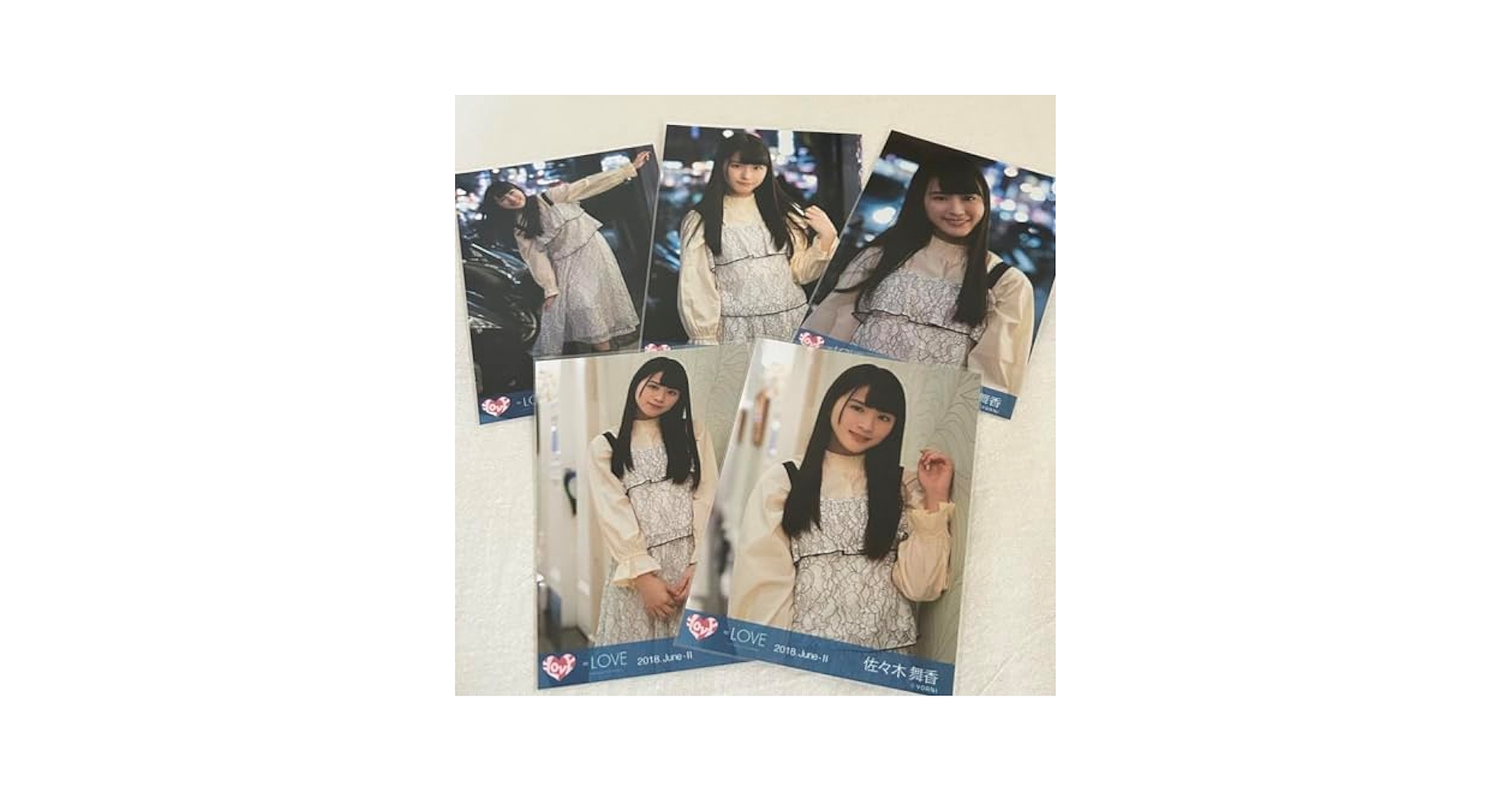 Amazon.co.jp: イコラブ 佐々木舞香 生写真 台湾① 5種 コンプ