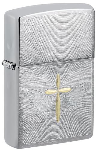 Image of Zippo Angel Aura Design Collectible, Silver, Pocket Fuel Windproof Premium Lighter (BIS Certifed)
