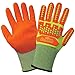 Gloves, High-Visibility Cut, Impact and Puncture Resistant, Color Orange/Yellow, Size Large (1 Pair)
